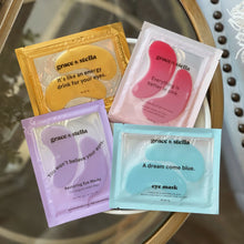 Load image into Gallery viewer, ASSORTED UNDER EYE MASKS • GRACE & STELLA - Kate and Belle