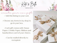 Load image into Gallery viewer, MUST ADD TO CART for CREATE YOUR OWN BOX - Kate and Belle