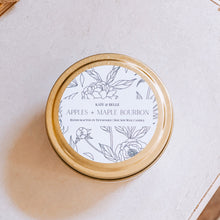 Load image into Gallery viewer, APPLES & MAPLE BOURBON • 8oz Candle - Kate and Belle