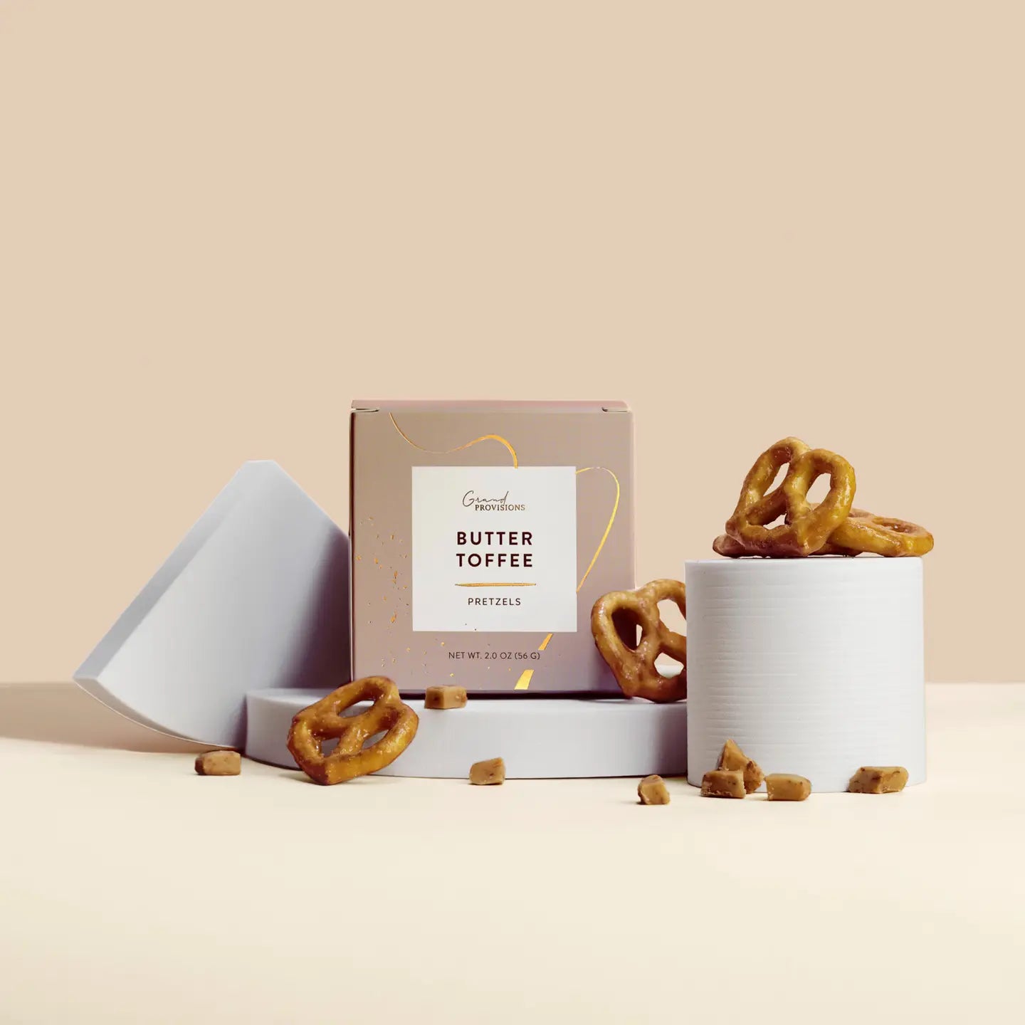 BUTTER TOFFEE PRETZELS 2oz - Kate and Belle