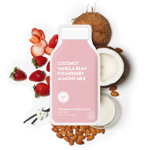 Strawberries and Cream • Sheet Mask - Kate and Belle