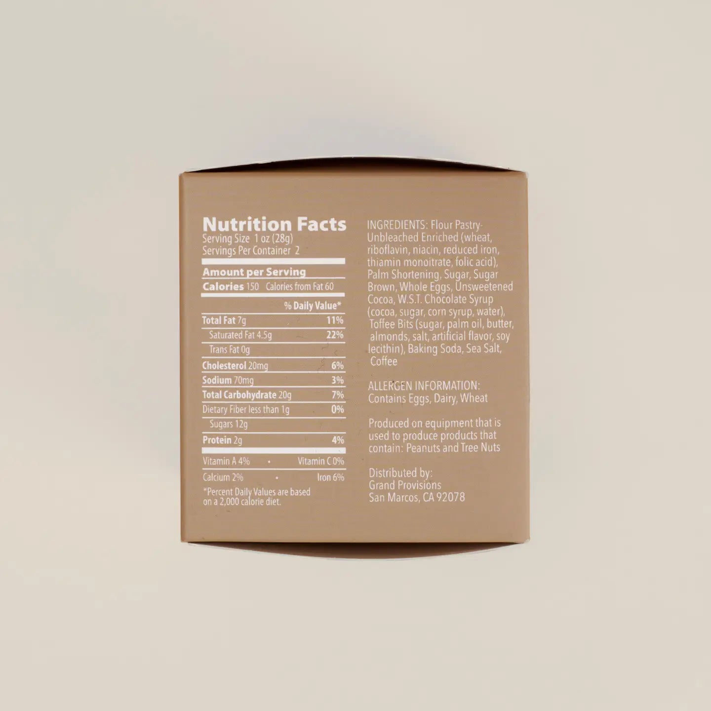 SEA SALT CARAMEL COCOA COOKIES 2OZ - Kate and Belle