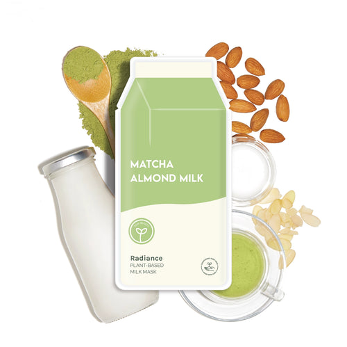 Matcha Almond Milk  • Sheet Masks - Kate and Belle