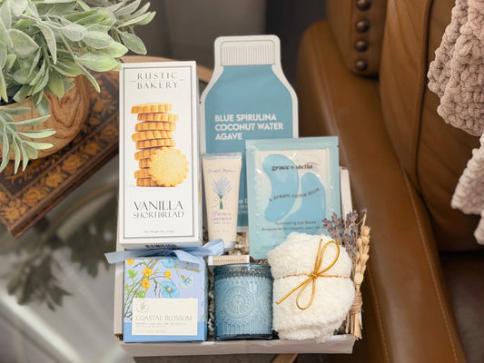 BLUE SERENITY SELF CARE GIFT BOX | Gift for Her