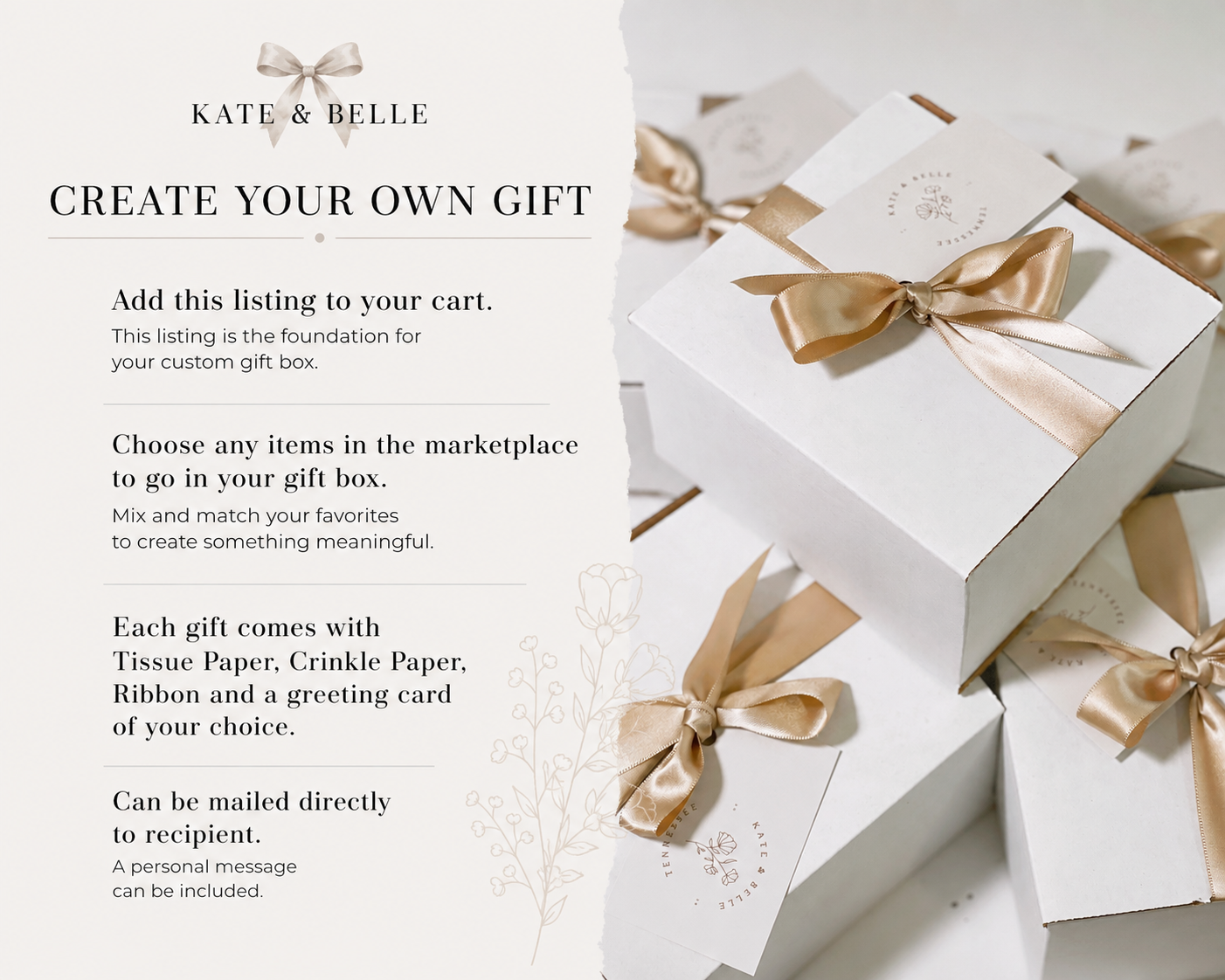 MUST ADD TO CART for CREATE YOUR OWN BOX