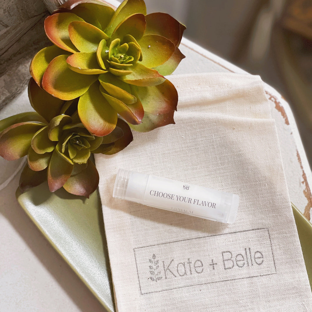 Assorted Lip Balm Flavors • All Natural Organic