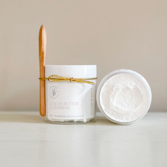 COCOA BUTTER CASHMERE • 4OZ WHIPPED SUGAR SCRUB - Kate and Belle