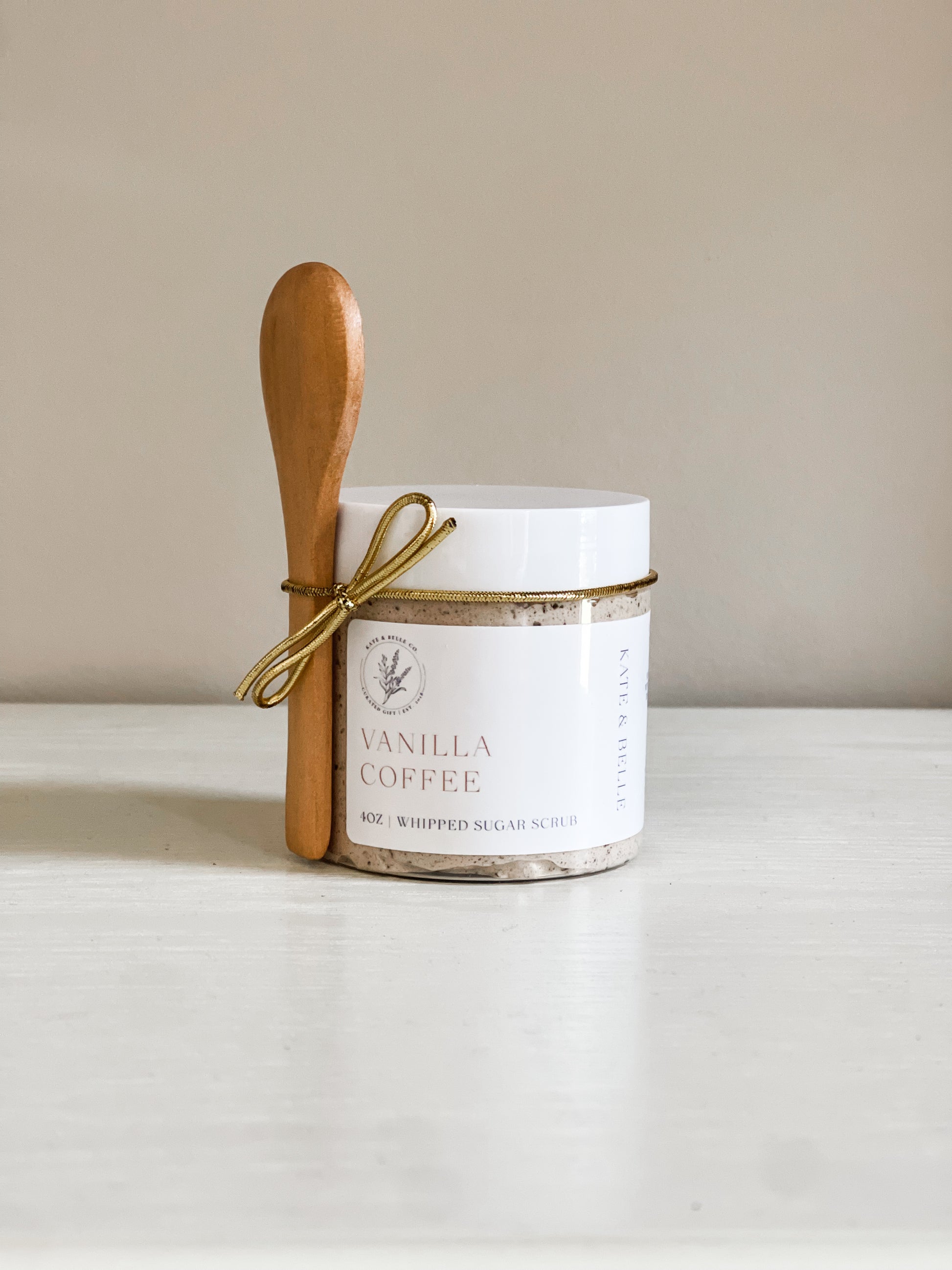 VANILLA COFFEE • 4OZ WHIPPED SUGAR SCRUB - Kate and Belle