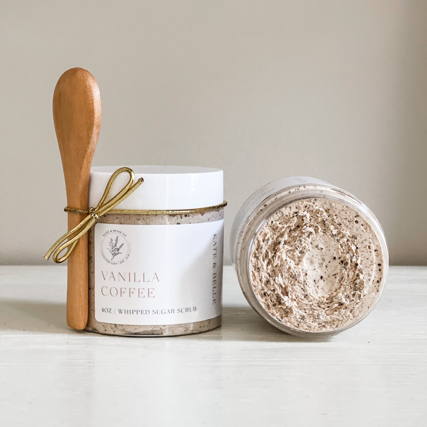 VANILLA COFFEE • 4OZ WHIPPED SUGAR SCRUB - Kate and Belle