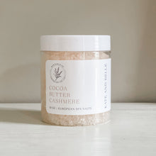 Load image into Gallery viewer, COCOA BUTTER CASHMERE • 10oz European Bath Salts - Kate and Belle
