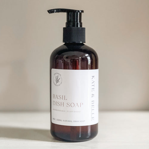BASIL DISH SOAP • 8oz Dish Soap - Kate and Belle