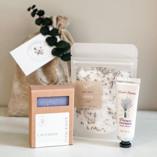 LAVENDER SPA GIFT BAG - Kate and Belle