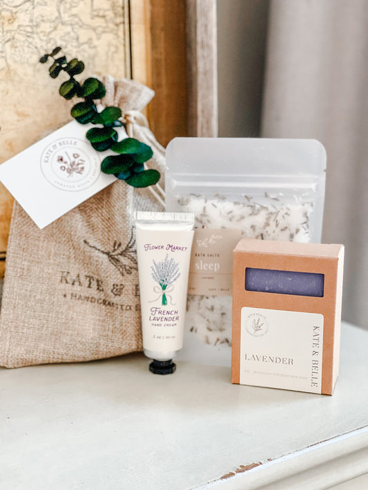 LAVENDER SPA GIFT BAG - Kate and Belle