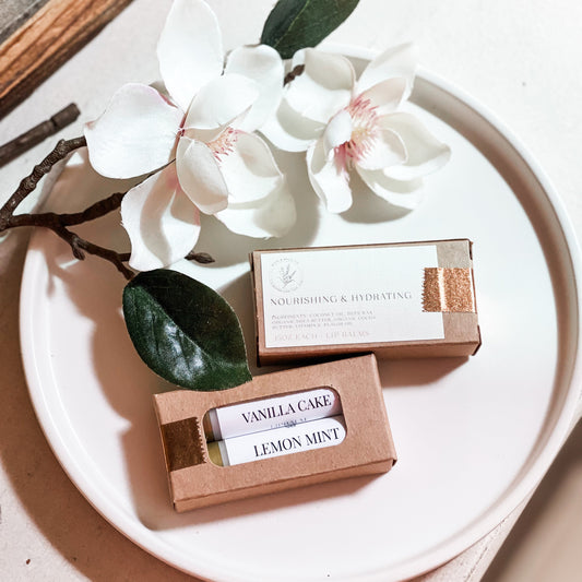 Lip Balm SET • All Natural Organic - Kate and Belle