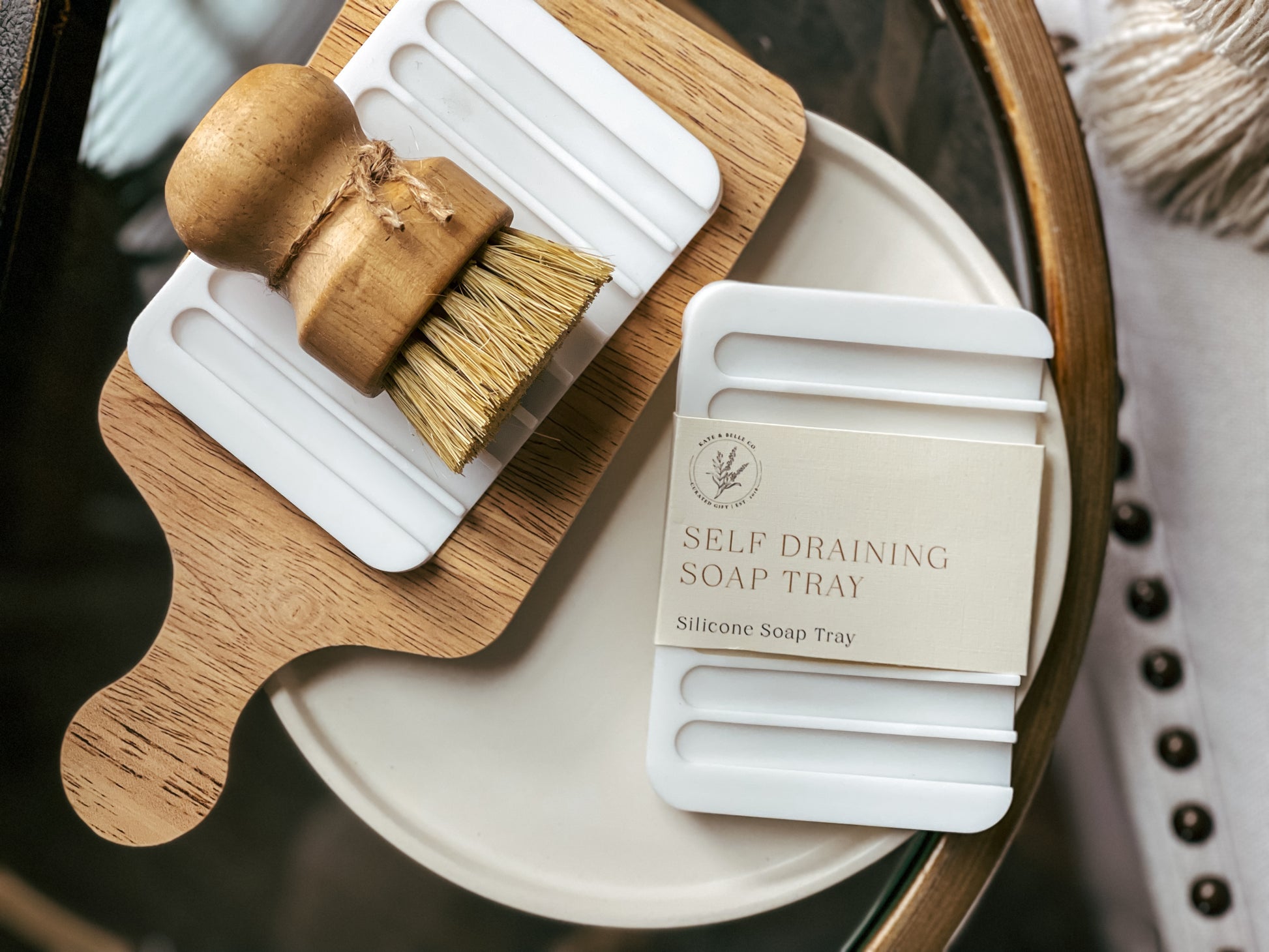 WOODEN HANDLE DISH BRUSH - Kate and Belle