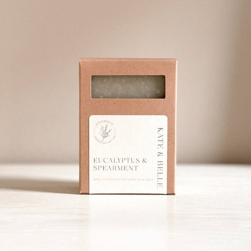 Eucalyptus & Spearmint  Handmade Soap Bar - Kate and Belle