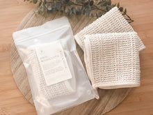 Load image into Gallery viewer, NATURAL SISAL WASHCLOTH • SET OF 1, 2, 4 - Kate and Belle
