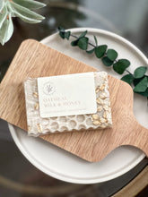 Load image into Gallery viewer, Oatmeal Milk &amp; Honey Goat&#39;s Milk Soap Bar - Kate and Belle
