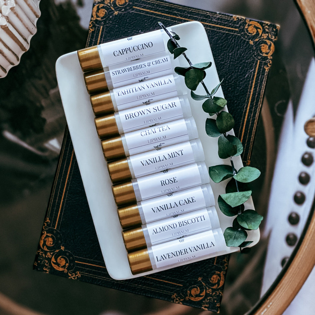 All Natural Organic Shea Butter & Cocoa Butter • ASSORTED LIP BALMS - Kate and Belle