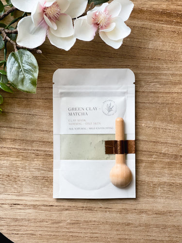 CLAY MASK • GREEN CLAY & MATCHA - Kate and Belle