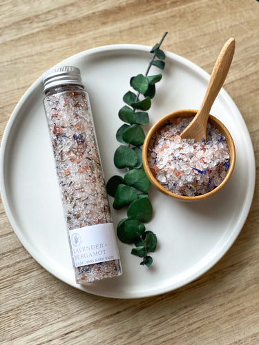 BATH SALTS 3.5OZ • LAVENDER + BERGAMOT - Kate and Belle