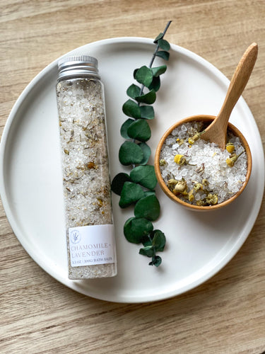 BATH SALTS 3.5OZ • LAVENDER + CHAMOMILE - Kate and Belle