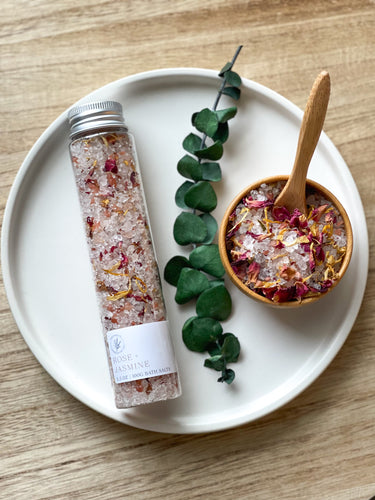 BATH SALTS 3.5OZ • ROSE + JASMINE - Kate and Belle
