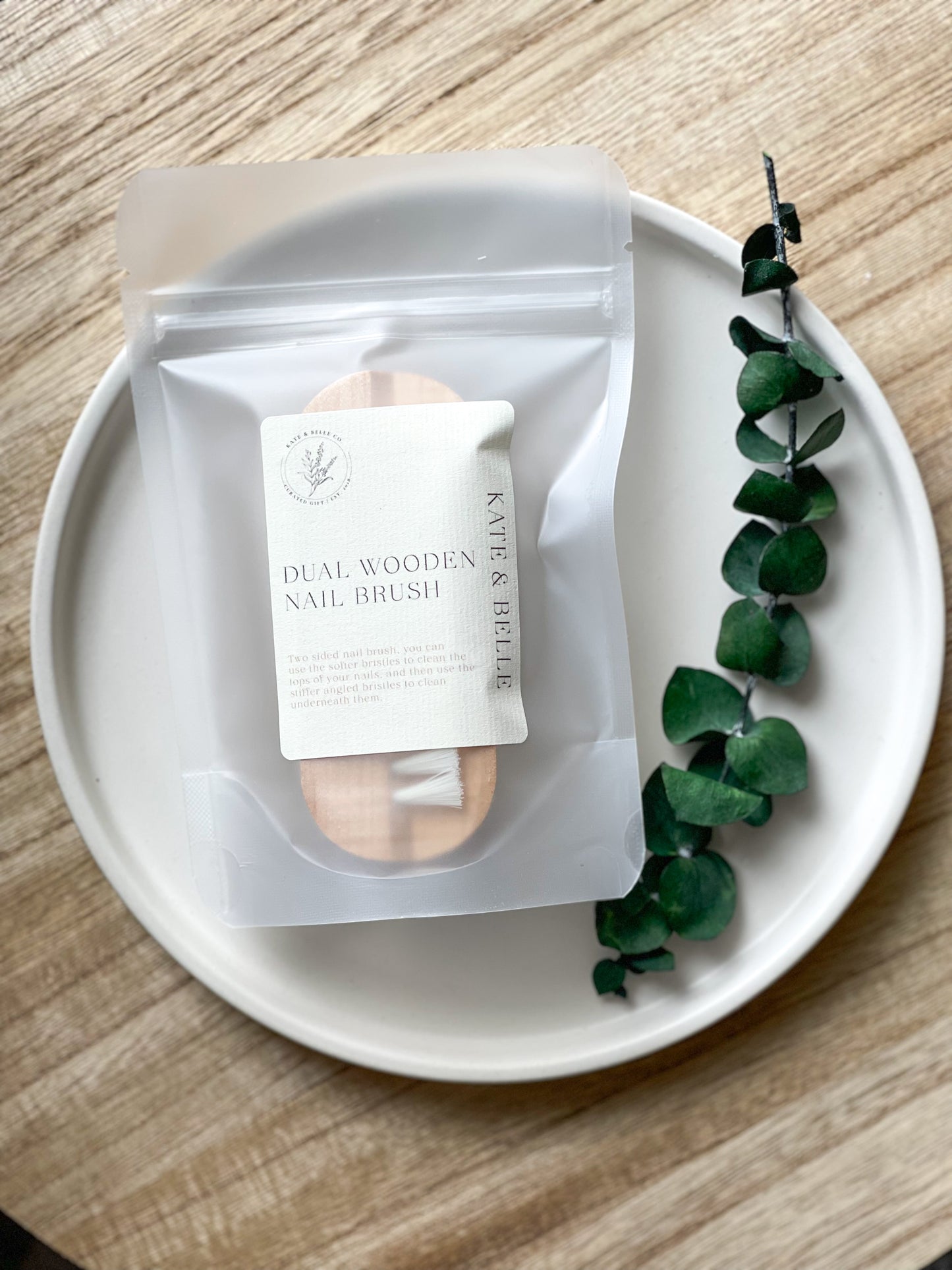 WOODEN NAIL BRUSH - Kate and Belle