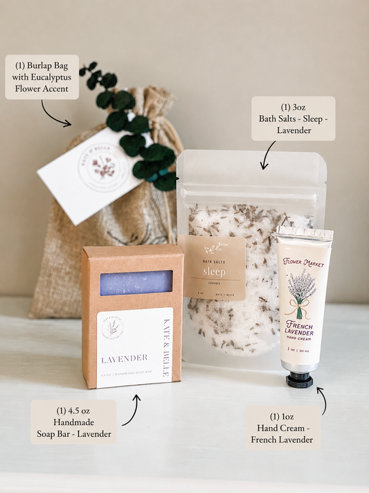 LAVENDER SPA GIFT BAG - Kate and Belle
