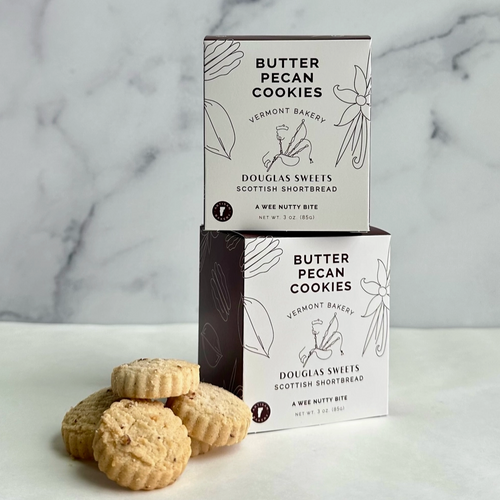 DOUGLAS SWEETS • GOURMET BUTTER PECAN SHORTBREAD COOKIES - Kate and Belle