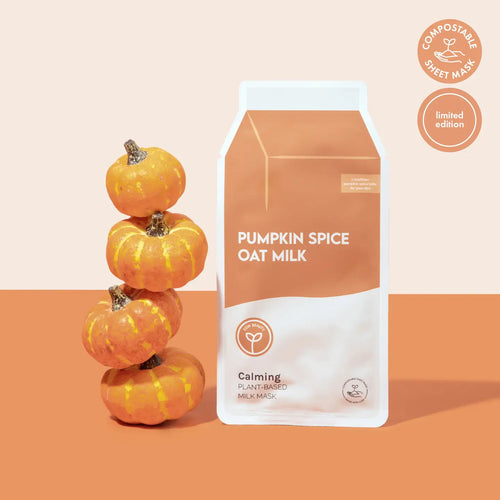 Pumpkin Spice Oat Milk • Sheet Mask - Kate and Belle