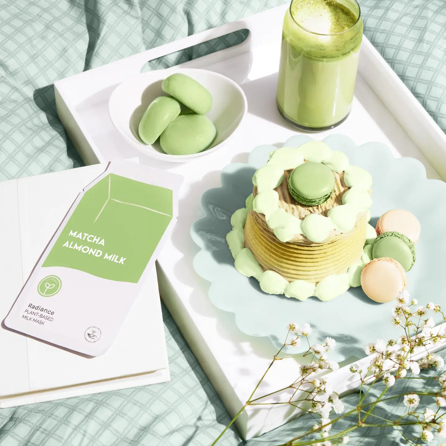 PLANT BASED SHEET MASK • MATCH ALMOND - Kate and Belle