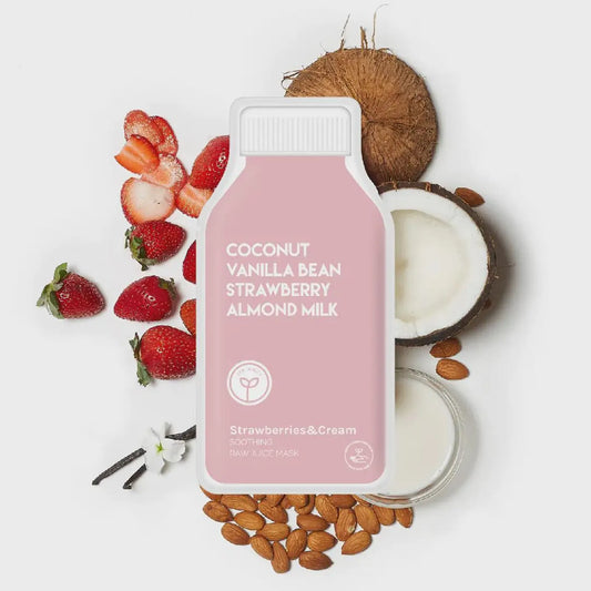 PLANT BASED SHEET MASK • STRAWBERRIES & CREAM - Kate and Belle