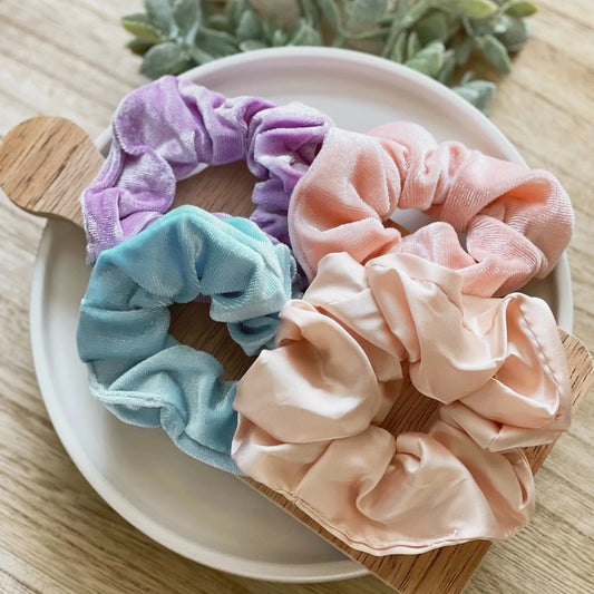 Assorted Hair Scrunchies • Choose Color - Kate and Belle