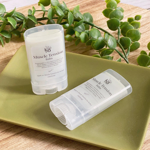 MUSCLE TENSION BALM • .35OZ BALM - Kate and Belle